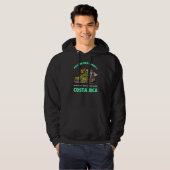 Poison Dart Frogs Retro Rockabilly Greaser Pompado Hoodie (Voorkant volledig)