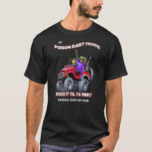 Poison Dart Frogs Retro Rockabilly Greaser Pompado T-shirt