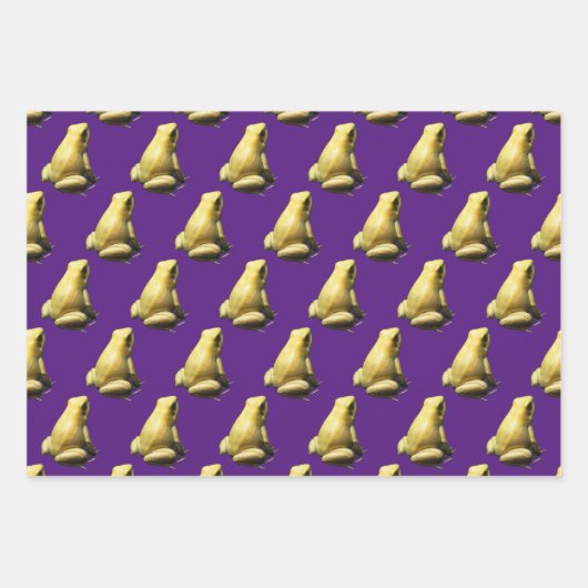 Poison Dart Kikkers die papierbladen overvullen Inpakpapier Vel (Voorkant 3)