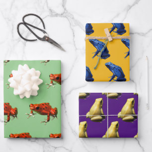 Poison Dart Kikkers die papierbladen overvullen Inpakpapier Vel