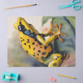 Poison Dart Yellow Frog Waterverf Tissuepapier (Craft)