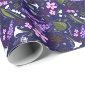 Poison Garden | Alle bloemen Cadeaupapier (Rol Hoek)