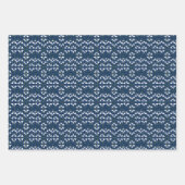 Poison Garden | Blauw en Groenen Inpakpapier Vel (Voorkant 3)