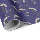 Poison Garden | Snakeroot blauw en wit Cadeaupapier (Rol Hoek)