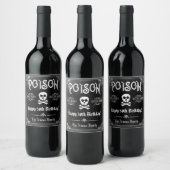 Poison Gothic Wijn Etiket (Flessen)