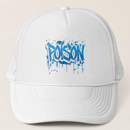 Poison Graffiti Art Trucker Pet (Voorkant)