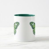 Poison Green Skull Butterfly Mok (Midden)