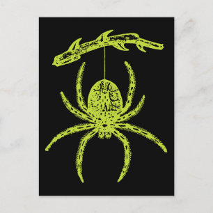 Poison Green Spider Briefkaart