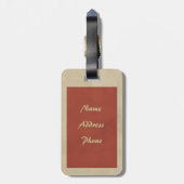 Poison Ivy Bombshell Bagagelabel (Achterkant verticaal)