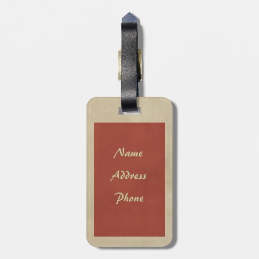 Poison Ivy Bombshell Bagagelabel (Achterkant verticaal)