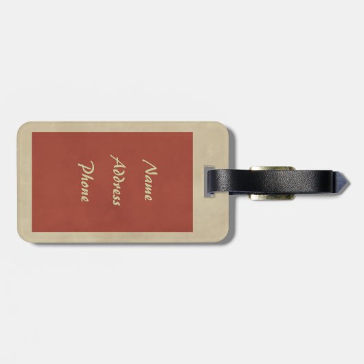 Poison Ivy Bombshell Bagagelabel (Achterkant horizontaal)