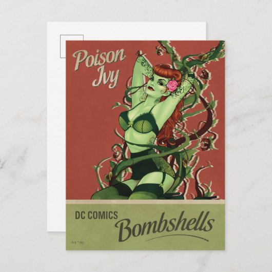 Poison Ivy Bombshell Briefkaart (Voorkant / Achterkant)