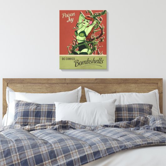 Poison Ivy Bombshell Canvas Afdruk (Insitu (Slaapkamer))