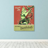 Poison Ivy Bombshell Canvas Afdruk (Insitu (Houten vloer))