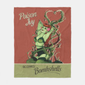 Poison Ivy Bombshell Fleece Deken (Voorkant)