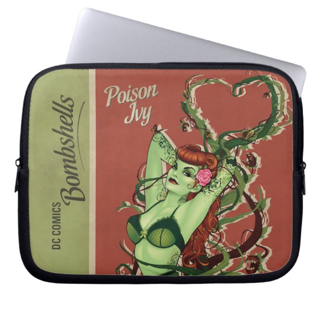 Poison Ivy Bombshell Laptop Sleeve (Voorkant)