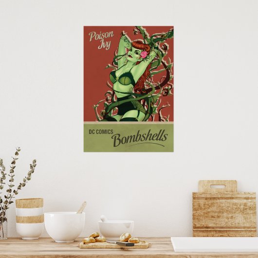 Poison Ivy Bombshell Poster (Keuken)