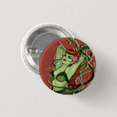 Poison Ivy Bombshell Ronde Button 3,2 Cm (Voorkant /achterkant)