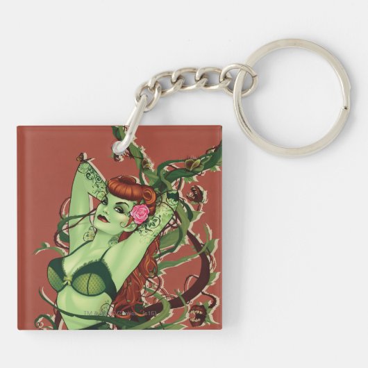 Poison Ivy Bombshell Sleutelhanger (Achterkant)