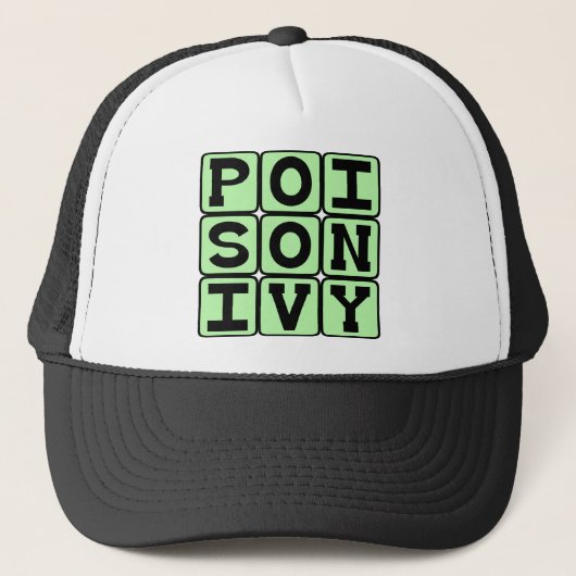 Poison Ivy, Jeuk Plant Trucker Pet (Voorkant)