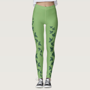 Poison Ivy Leaf-leggings   Linggroene leggings