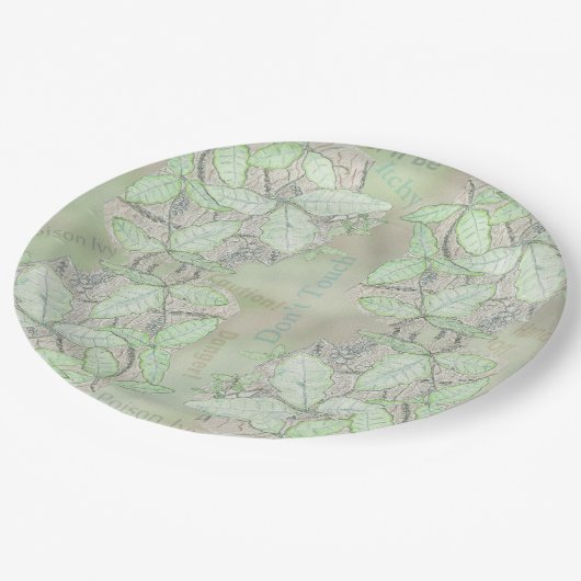 Poison Ivy Papieren Bordje (Gekanteld)