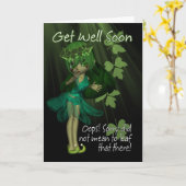 Poison Ivy wordt snel gezond Kaart (Gele Bloem)