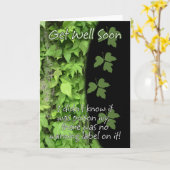 Poison Ivy wordt snel gezond Kaart (Gele Bloem)