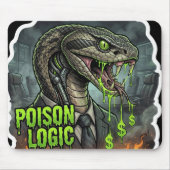 Poison Logic – Lies Profit Snake Politician Muismat (Voorkant)