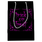 Poison Paarse Trick or treat Gift Bag Medium Cadeauzakje (Voorkant)