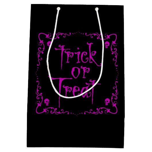 Poison Paarse Trick or treat Gift Bag Medium Cadeauzakje