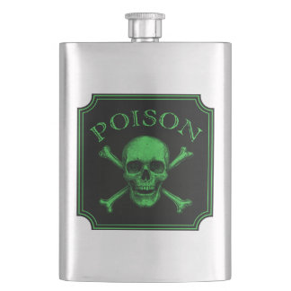 Poison Skull and Crossbones Halloween Design Print Flacon