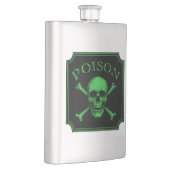 Poison Skull and Crossbones Halloween Design Print Flacon (Rechts)