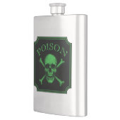 Poison Skull and Crossbones Halloween Design Print Flacon (Links)
