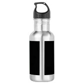 Poison Skull and Crossbones Halloween Design Print Waterfles (Achterkant)