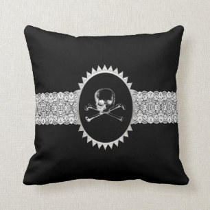 Poison Skull Cameo Gothic Sierkussen