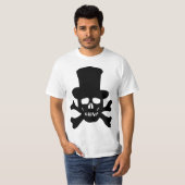 Poison Skull en Crossbones met T-shirt bovenaan (Voorkant volledig)