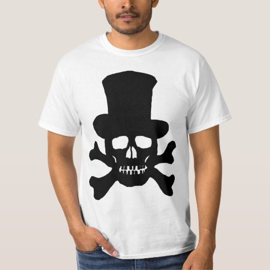 Poison Skull en Crossbones met T-shirt bovenaan (Voorkant)