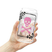 Poison Skull Halloween Koffie Mok, Herfst Hallowee Blikvorm Glas