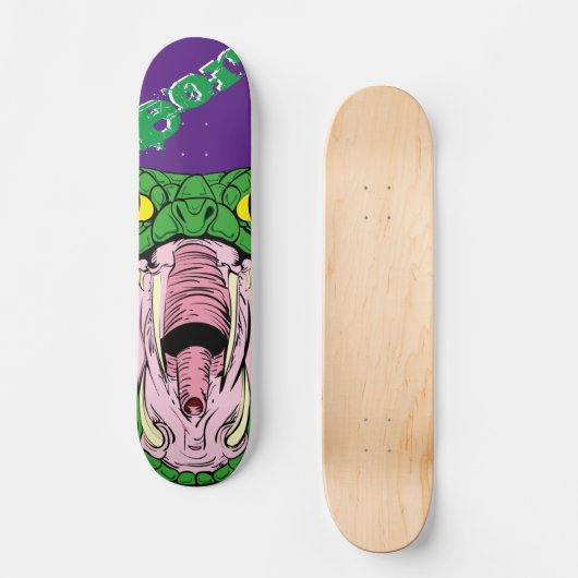 Poison Snake Skateboard Deck Design (Voorkant)