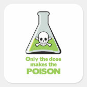 Poison Vierkante Sticker (Voorkant)