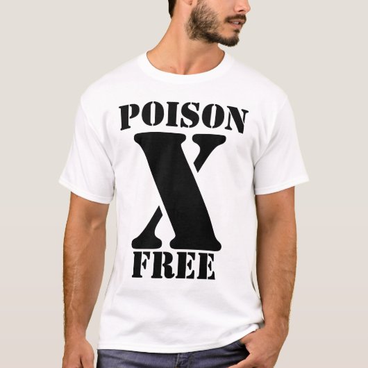 POISON, X, VRIJ T-SHIRT (Voorkant)