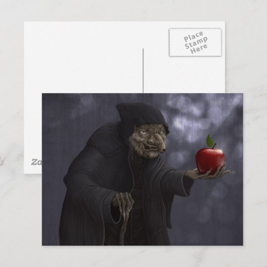 Poisoned appel briefkaart (Voorkant / Achterkant)