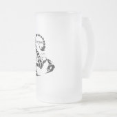 Poisoneuze schorpioen zeer venomeus arachnideinsec matglas bierpul (Voorkant rechts)