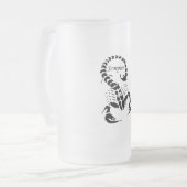 Poisoneuze schorpioen zeer venomeus arachnideinsec matglas bierpul (Voorkant links)