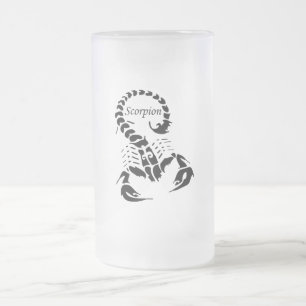 Poisoneuze schorpioen zeer venomeus arachnideinsec matglas bierpul