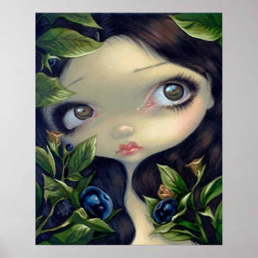 Poisonous Beauties 1 : Belladonna ART PRINT fairy (Voorkant)