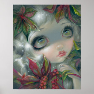 Poisonous Beauties 8: Castor Bean Fairy Art PRINT