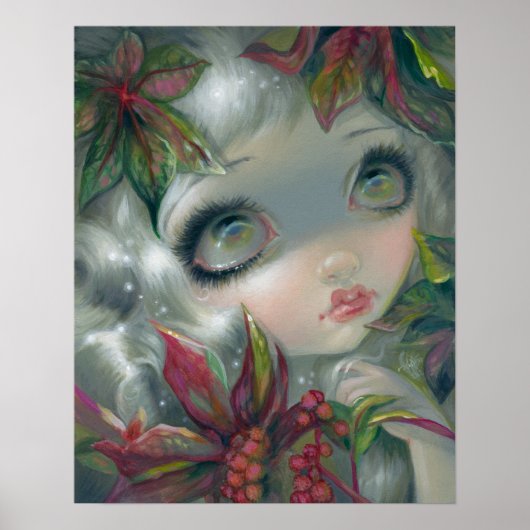 Poisonous Beauties 8: Castor Bean Fairy Art PRINT (Voorkant)
