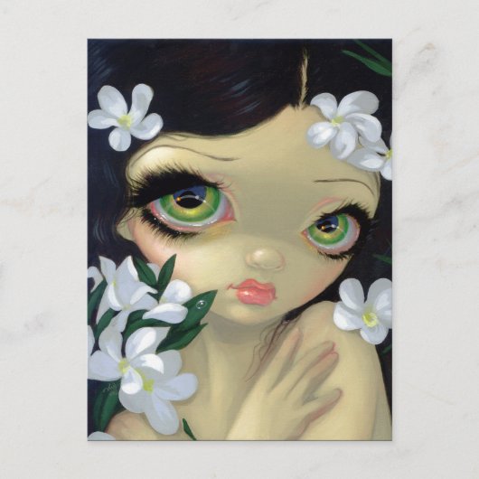 "Poisonous Beauties II: White Oleander" Briefkaart (Voorkant)